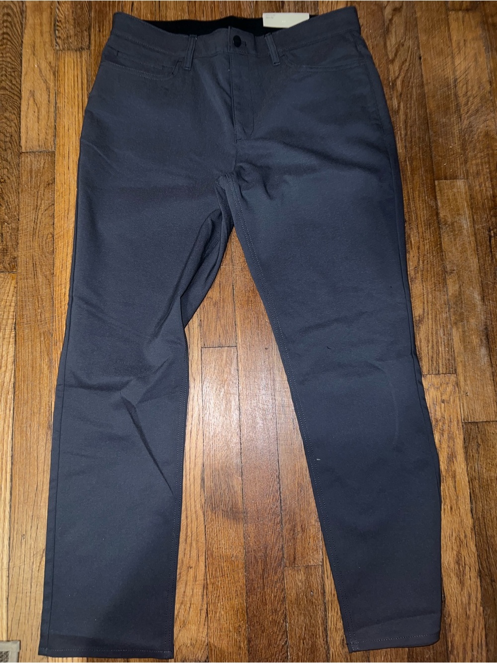Calvin Klein Slim Fit Stretch Refined Solid Chinos 34Wx30L NWT Ebony $89.50!